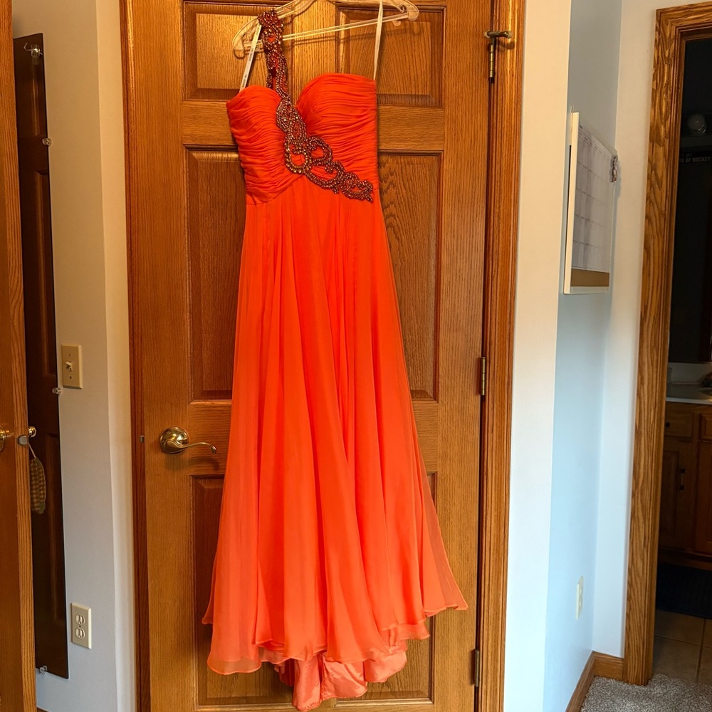 Sherri Hill One Shoulder Gown